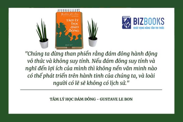 Cuốn sách “Tâm lý học đám đông để lại nhiều bài học sâu sắc